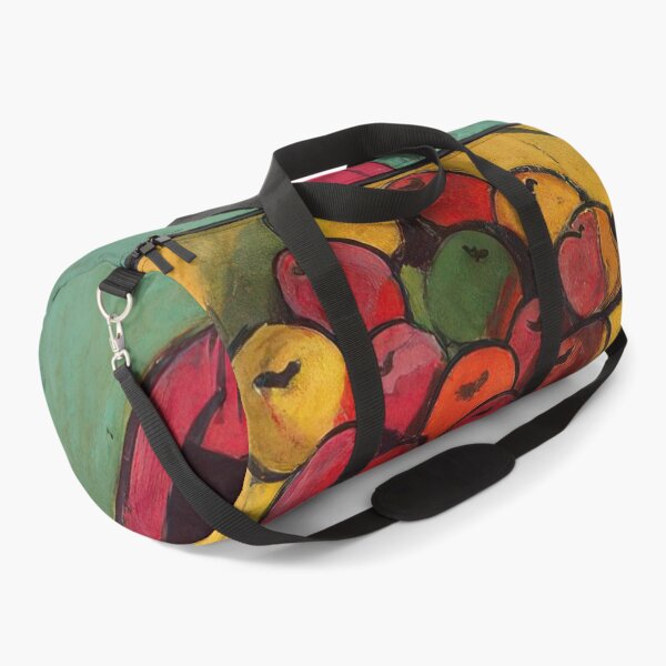 Item preview, Apples on a table green background 1916 designed and sold by VeilOfPigments.