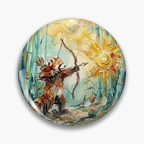 Item preview, Red Panda Archer designed and sold by PictoVibe.