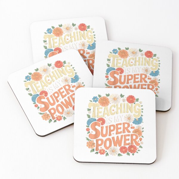 Item preview, Teaching Is My Superpower Retro Teacher T-Shirt designed and sold by Atros.