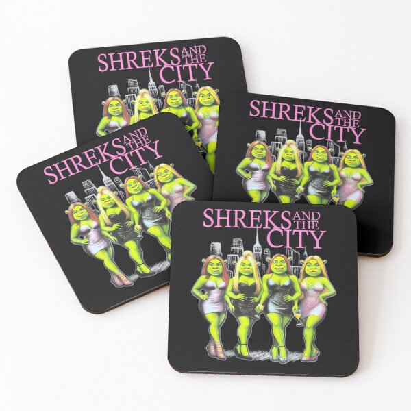 Item preview, Shreks And The City Funny Parody Vintage Meme Art designed and sold by ImogenDavisArt.