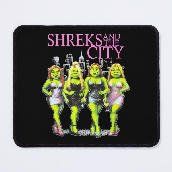 Item preview, Shreks And The City Funny Parody Vintage Meme Art designed and sold by ImogenDavisArt.