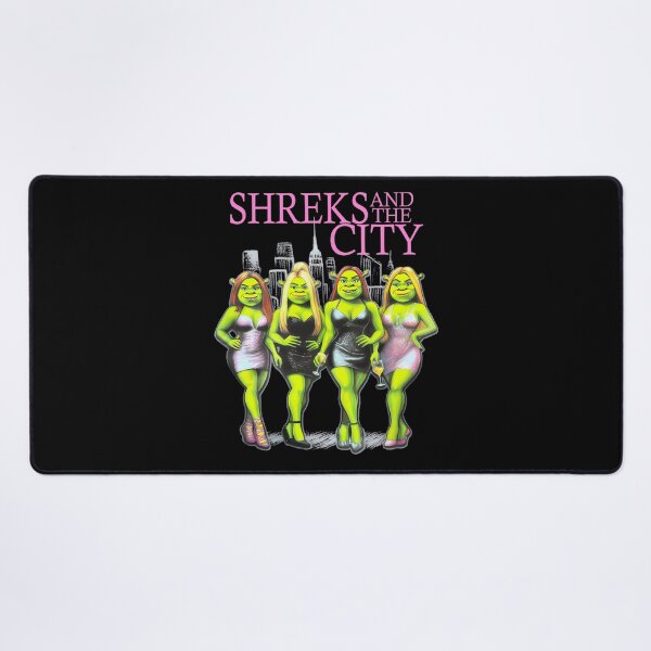 Item preview, Shreks And The City Funny Parody Vintage Meme Art designed and sold by ImogenDavisArt.