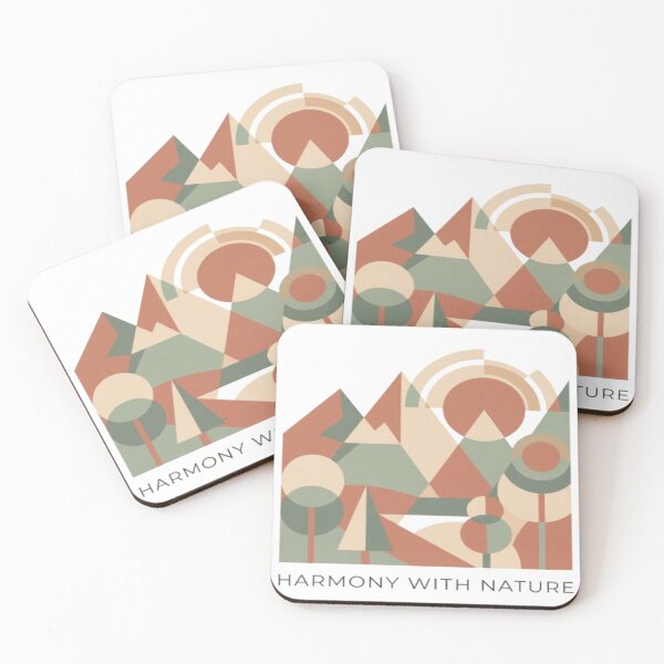Item preview, Harmony with Nature – Geometric Landscape Art designed and sold by Cristhian Almanza.