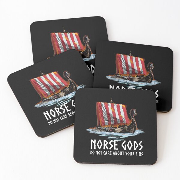 Item preview, Viking Longship Norse Gods Sailing Art designed and sold by paulisihbogut.