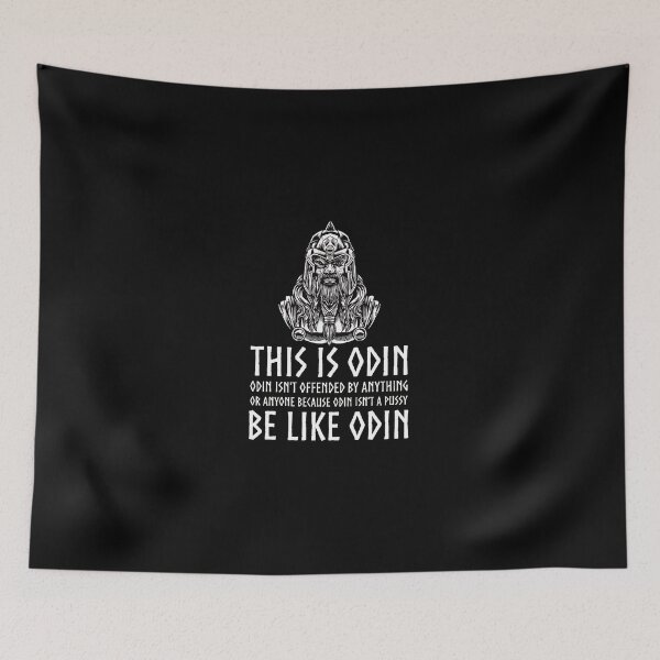 Item preview, Viking Odin Motivational Norse Mythology Art designed and sold by desortxtorf.