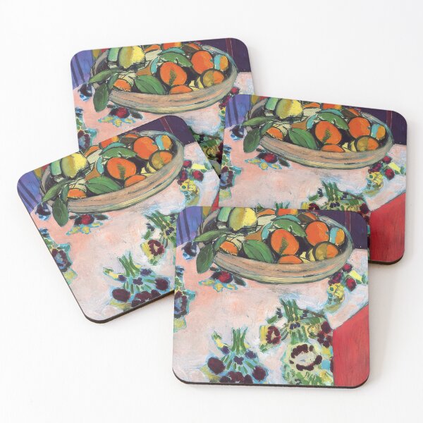 Item preview, Basket with oranges 1913 designed and sold by VeilOfPigments.