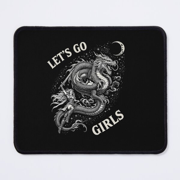 Item preview, Lets Go Girls Dragon Rider Moonlight Fantasy Design designed and sold by Ostericaimusa.
