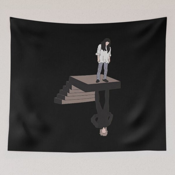 Item preview, Dual Self Reflection Artistic Illustration designed and sold by SARALINDO.