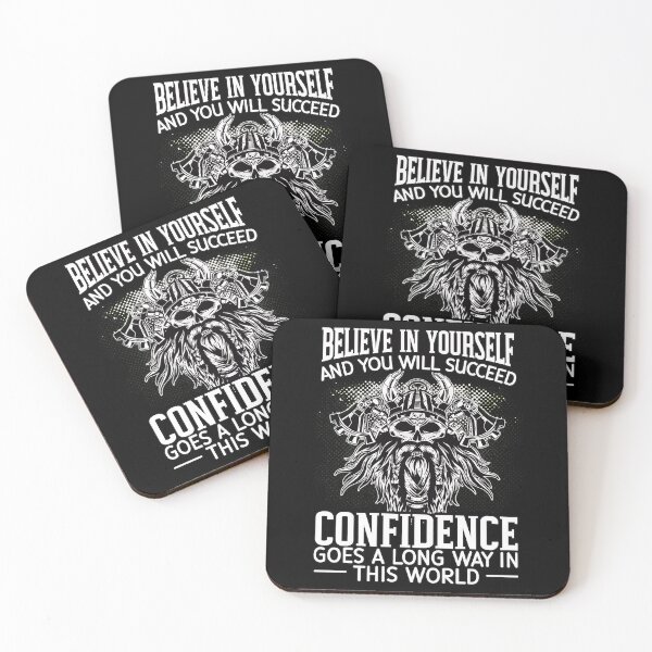 Item preview, Viking Skull Motivation Believe Yourself Succeed designed and sold by paulisihbogut.