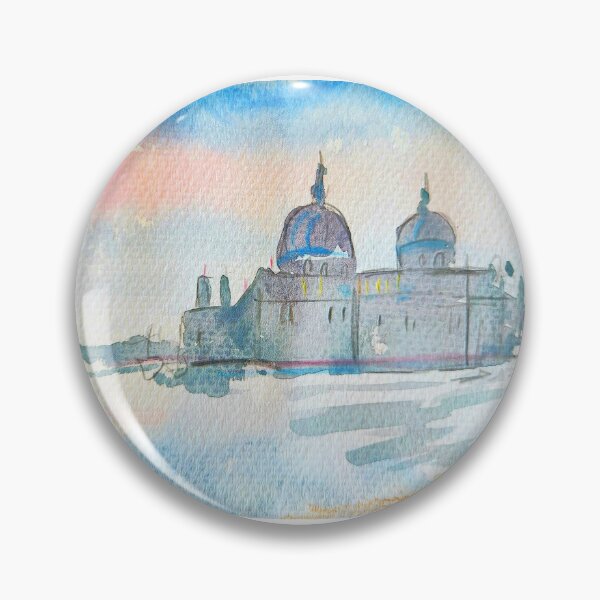 Item preview, Romantic Venice Sunrise Watercolor Architecture Landscape designed and sold by Designs by Sara Felton.