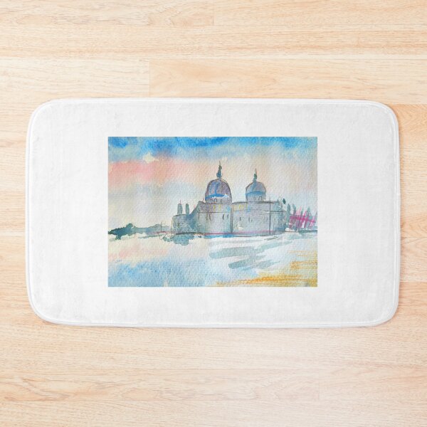 Item preview, Romantic Venice Sunrise Watercolor Architecture Landscape designed and sold by Designs by Sara Felton.