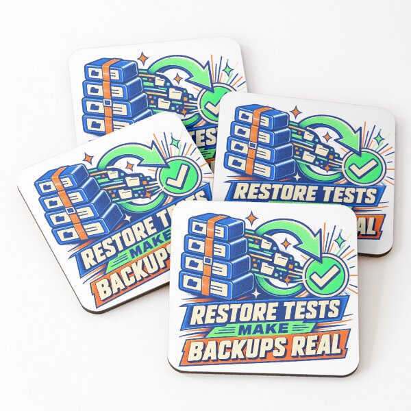 Item preview, Restore Tests Make Backups Real designed and sold by Shope Buzz.