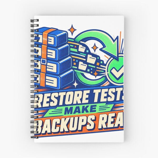 Item preview, Restore Tests Make Backups Real designed and sold by Shope Buzz.
