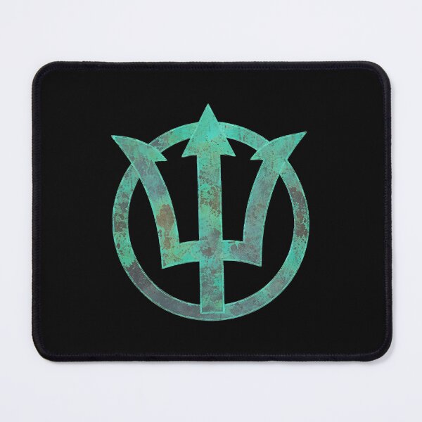 Item preview, Distressed Trident Circle Symbol designed and sold by SARALINDO.
