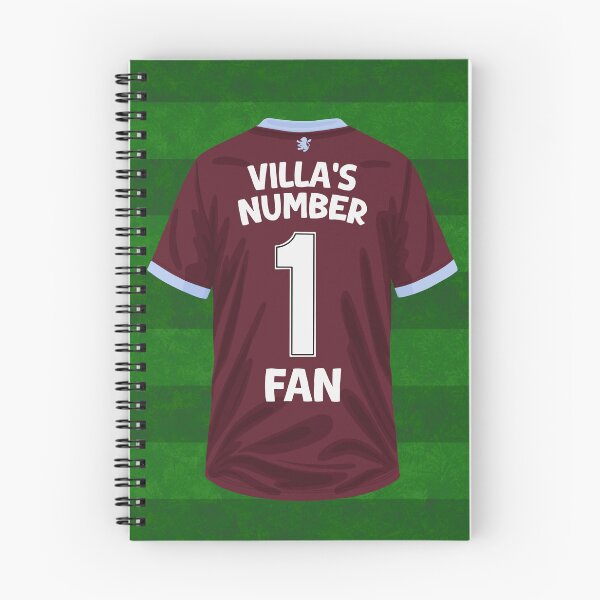 Item preview, Aston Villa Number 1 Fan Football Design designed and sold by The Home Of Pink Peach.