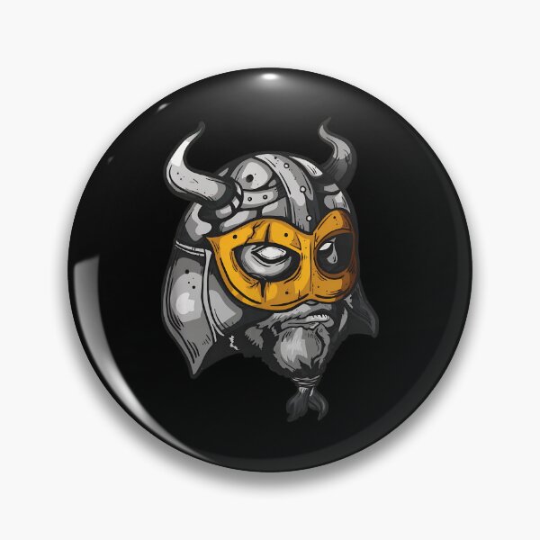 Item preview, Viking Warrior Helmet Golden Mask Graphic Art designed and sold by perowawbilton.