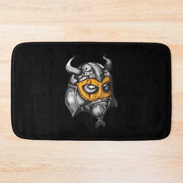 Item preview, Viking Warrior Helmet Golden Mask Graphic Art designed and sold by perowawbilton.