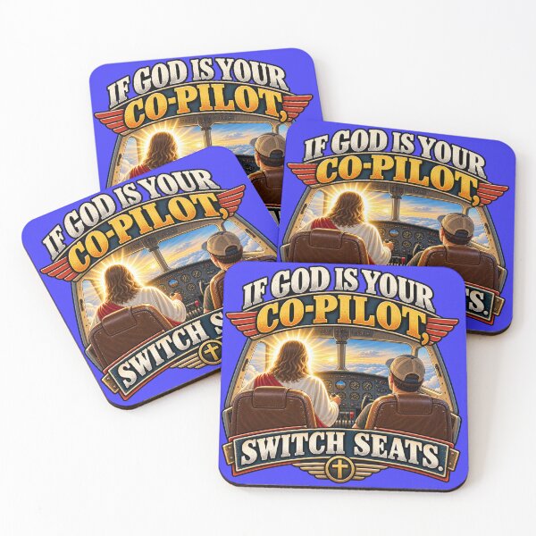 Item preview, If God is Your Co-Pilot, Switch Seats designed and sold by TheBibleStop.