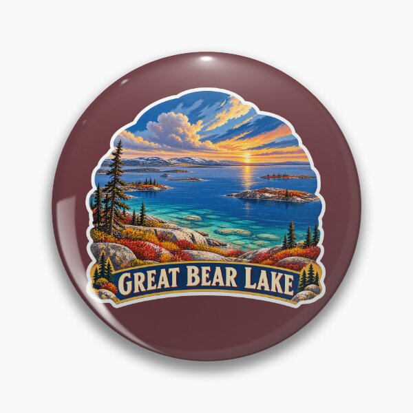 Item preview, Great Bear Lake Vintage Canadian Arctic Wilderness Print designed and sold by PinUpPizzazz.