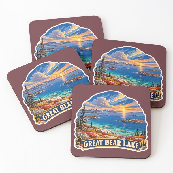 Item preview, Great Bear Lake Vintage Canadian Arctic Wilderness Print designed and sold by PinUpPizzazz.
