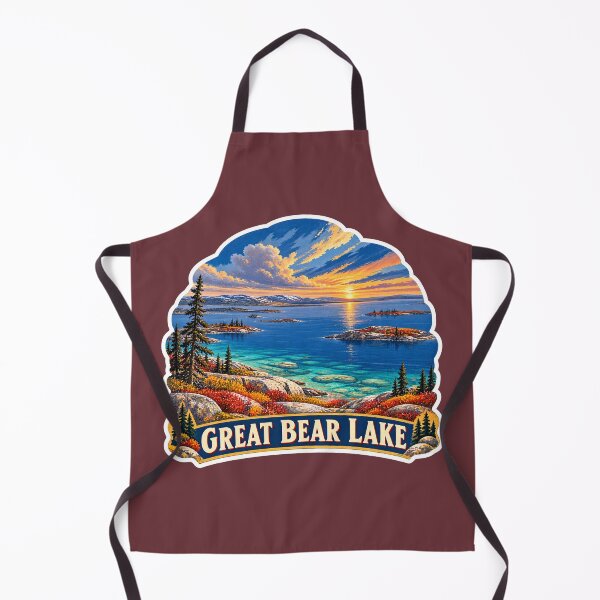 Item preview, Great Bear Lake Vintage Canadian Arctic Wilderness Print designed and sold by PinUpPizzazz.