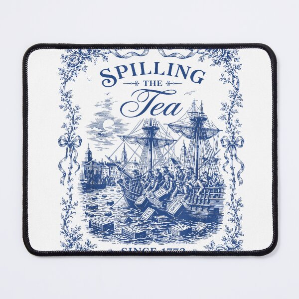 Item preview, Spilling The Tea Since 1773 Vintage Us History Teacher T-Shirt designed and sold by Lakshya20031.