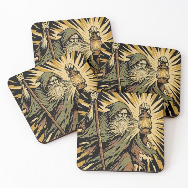 Item preview, Hermit With Lantern In The Dark Print designed and sold by The Mellonaire.