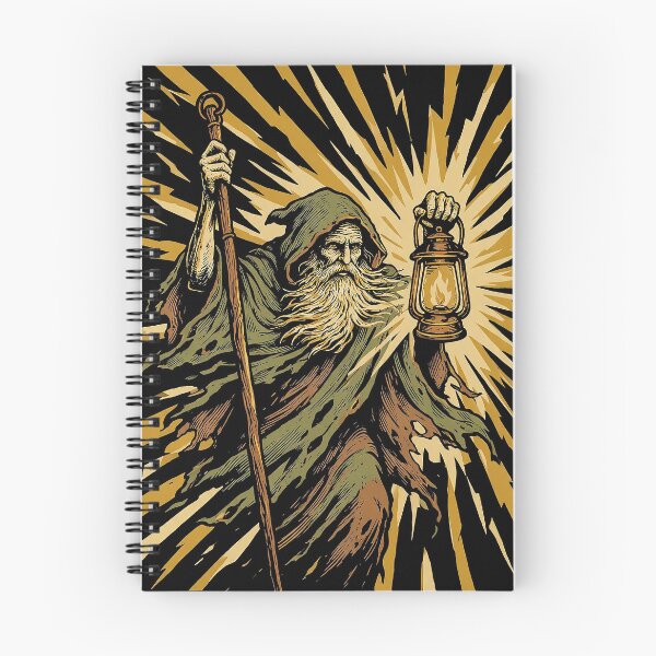 Item preview, Hermit With Lantern In The Dark Print designed and sold by The Mellonaire.