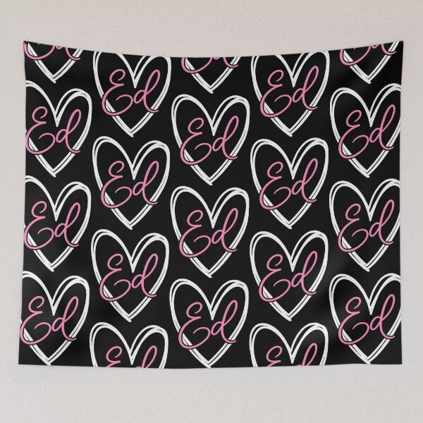 Item preview, Ed Name Pink Heart For Men Women Girls Teen designed and sold by RealestInternet.