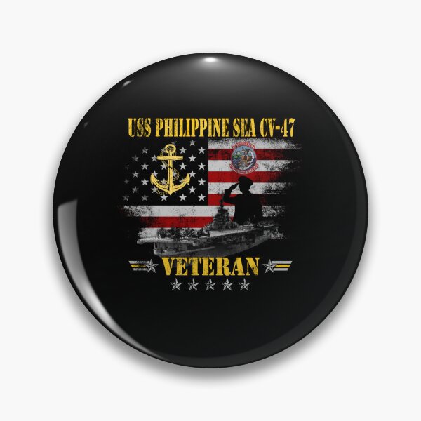 Item preview, USS Philippine Sea CV-47 Veteran Patriotic Aircraft Carrier Graphic designed and sold by Osstaramilua.