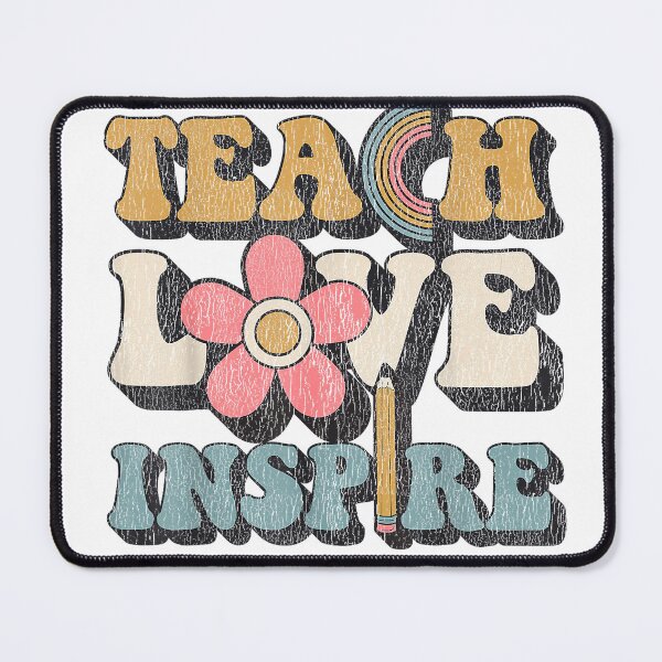 Item preview, Teach Love Inspire - Retro Teacher Design T-Shirt designed and sold by VendaVirtualVip.