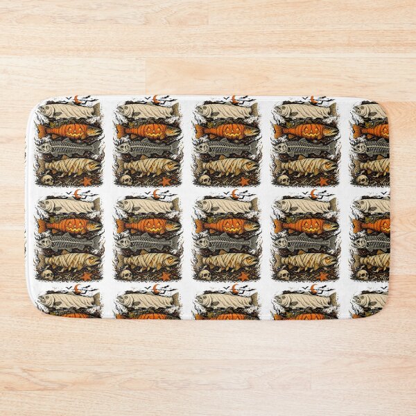 Item preview, Trout Fish Halloween Fishing Fisherman Spooky Season designed and sold by RealestInternet.