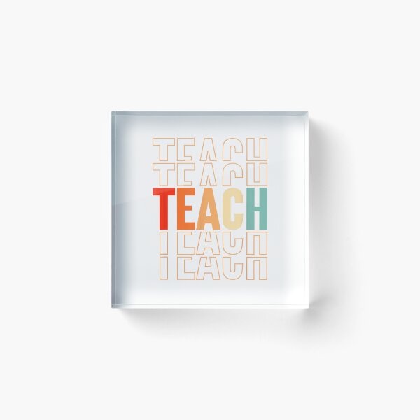 Item preview, Teach Vintage Teacher Men Women Funny School Teachers T-Shirt designed and sold by fine line.