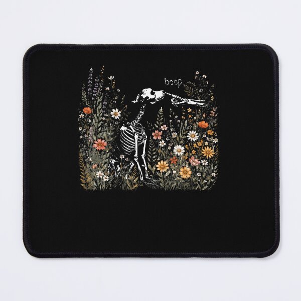 Item preview, Boop Funny Dog Skeleton Boop Halloween Wildflower Botanical designed and sold by RealestInternet.