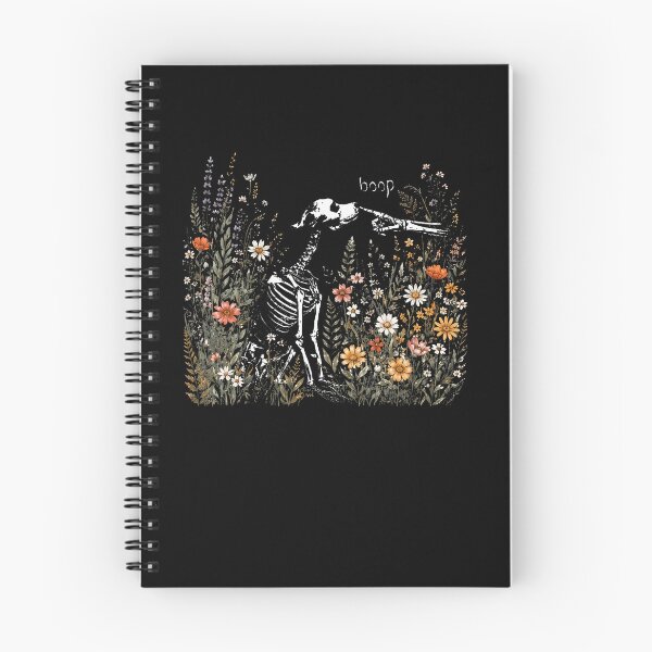 Item preview, Boop Funny Dog Skeleton Boop Halloween Wildflower Botanical designed and sold by RealestInternet.