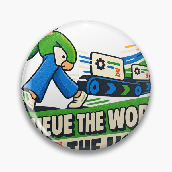 Item preview, Queue Work Not Users Async UX designed and sold by Shope Buzz.