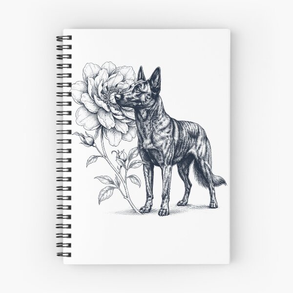 Item preview, Dutch Shepherd Smell Flower Dog Lover designed and sold by dian-rody-crest.
