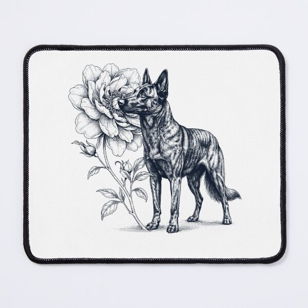 Item preview, Dutch Shepherd Smell Flower Dog Lover designed and sold by dian-rody-crest.