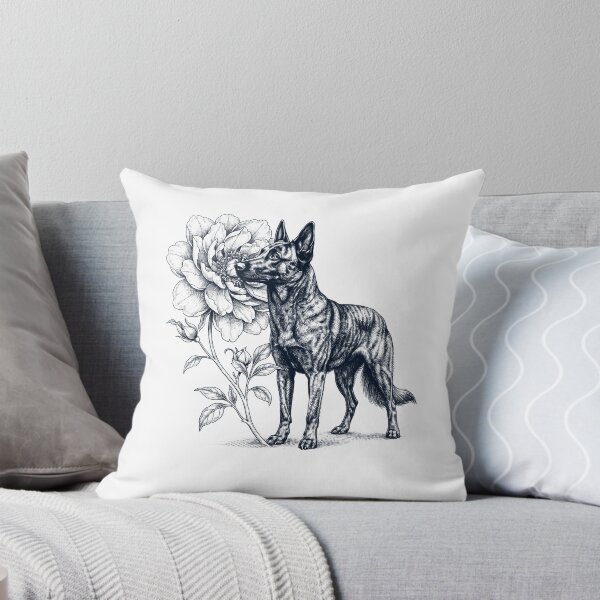Item preview, Dutch Shepherd Smell Flower Dog Lover designed and sold by dian-rody-crest.