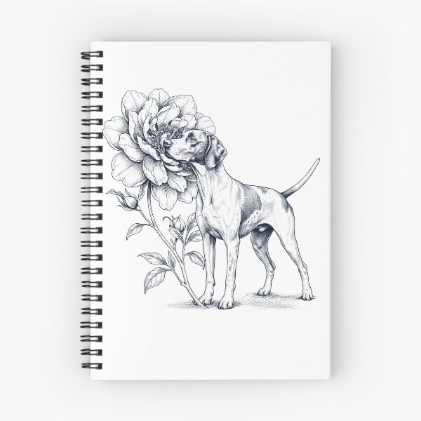 Item preview, English Pointer Smell Flower Dog Lover designed and sold by dian-rody-crest.