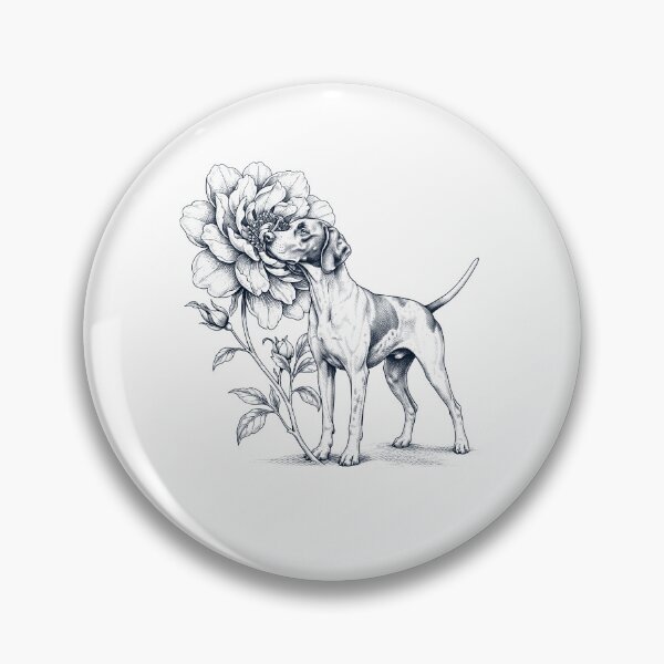 Item preview, English Pointer Smell Flower Dog Lover designed and sold by dian-rody-crest.
