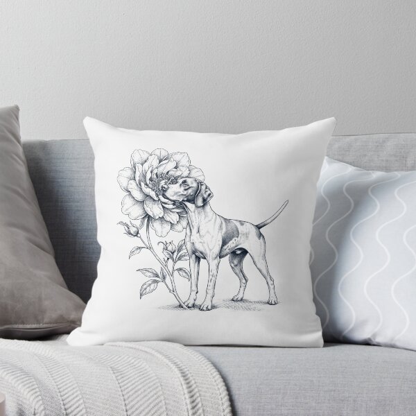Item preview, English Pointer Smell Flower Dog Lover designed and sold by dian-rody-crest.