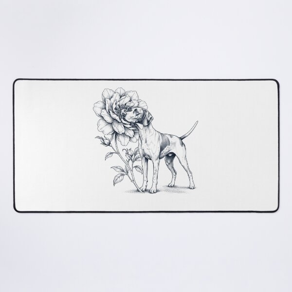 Item preview, English Pointer Smell Flower Dog Lover designed and sold by dian-rody-crest.