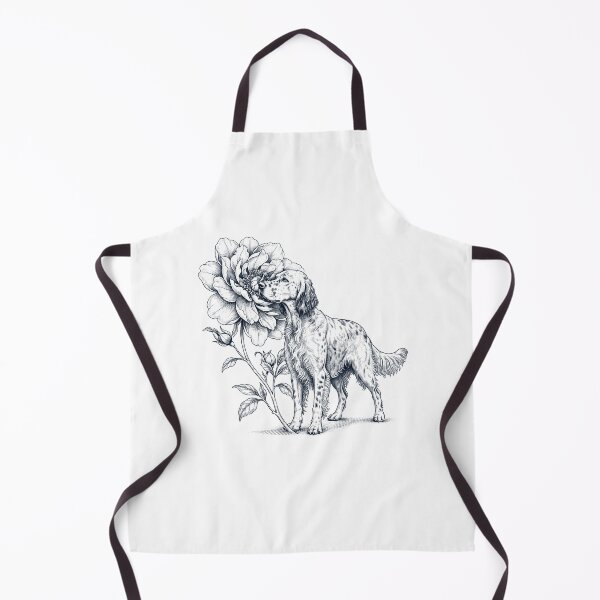 Item preview, English Setter Smell Flower Dog Lover designed and sold by dian-rody-crest.
