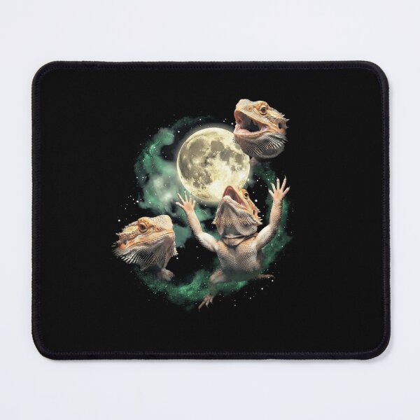 Item preview, Funny Bearded Dragons Reaching for the Moon Reptile Design designed and sold by Ostericaimusa.