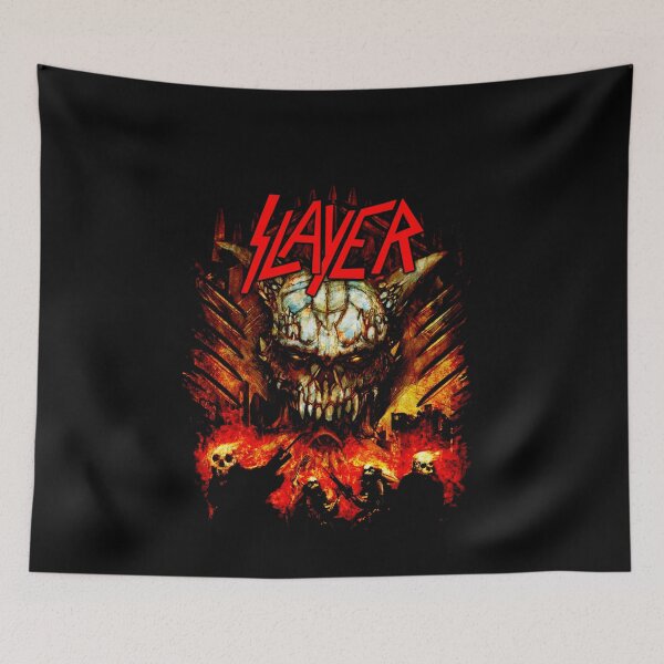 Item preview, Slayer Thrash Metal Band Vintage Style Fan Design designed and sold by cklearthelma.
