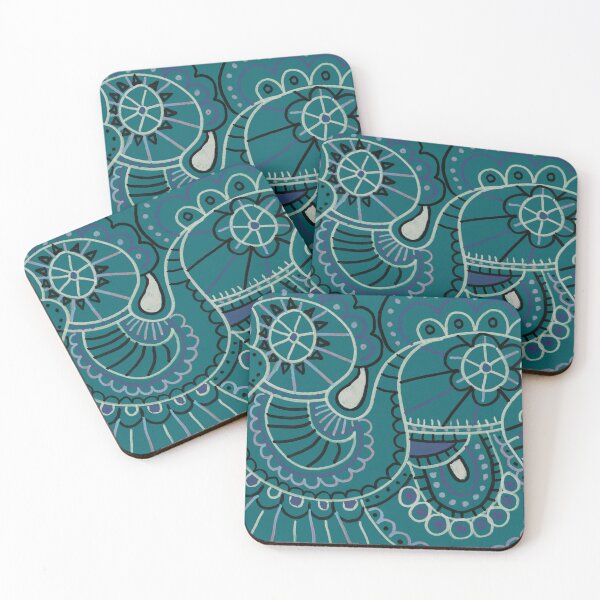 Item preview, Blue Bohemian Bird Illustration designed and sold by Fani*.