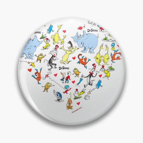 Item preview, The Cat in The Hat Characters and Hearts Officially Licensed T-Shirt designed and sold by KTY-NUSS.