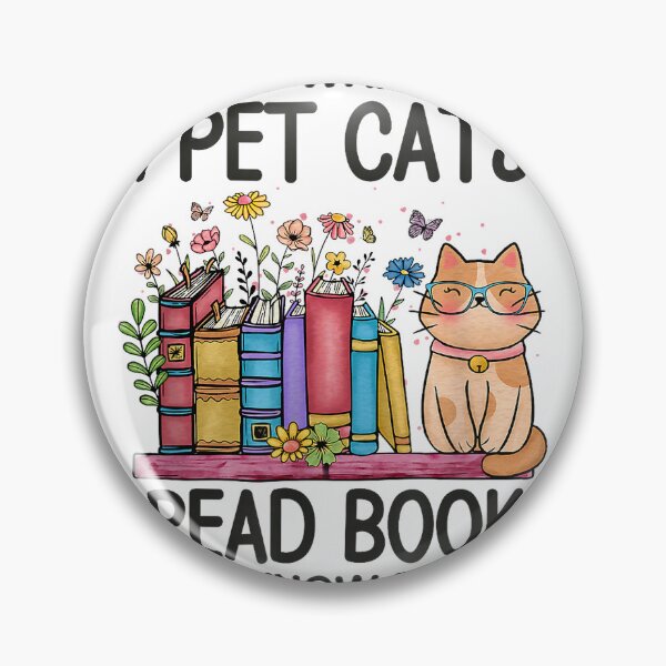 Item preview, That's What I Do I Pet Cats I Read Books and I Know Things T-Shirt designed and sold by Badriiiii.
