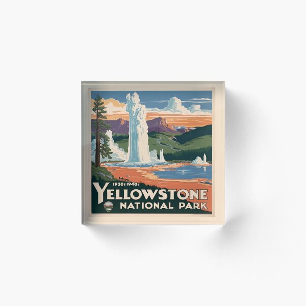 Item preview, Yellowstone National Park 1940s designed and sold by Eclipse 3699.